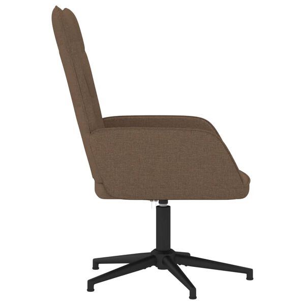 vidaXL Relaxačn&iacute; křeslo hněd&eacute; textil