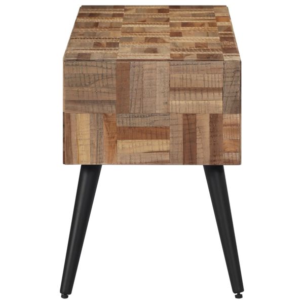 vidaXL Lavice 110 x 35 x 45 cm masivn&iacute; recyklovan&yacute; teak