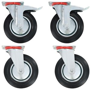 vidaXL Otočn&aacute; kolečka 4 ks 200 mm