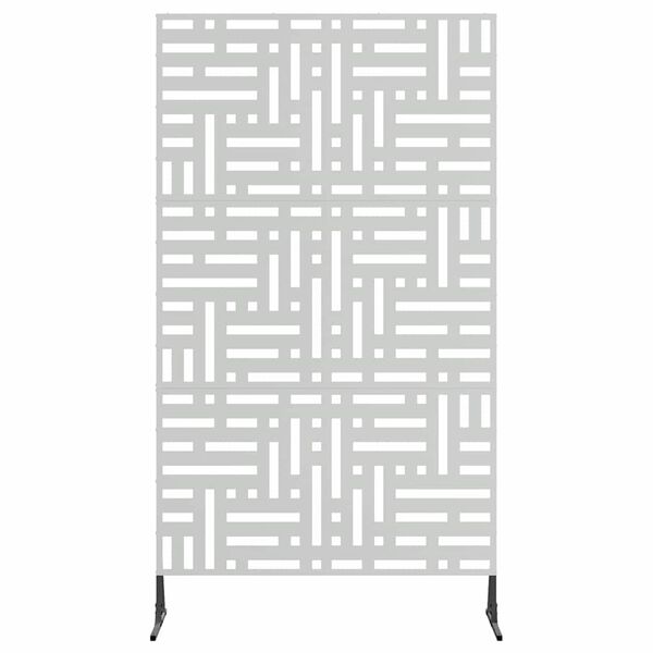 vidaXL Obrazovka pro soukromí Šedá 100 x 50 x 180 cm Ocel