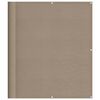 vidaXL Balkonov&aacute; z&aacute;stěna taupe 120 x 1 000 cm 100% polyester oxford