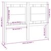 vidaXL Čelo postele medově hnědé 125,5 x 4 x 100 cm masivní borovice