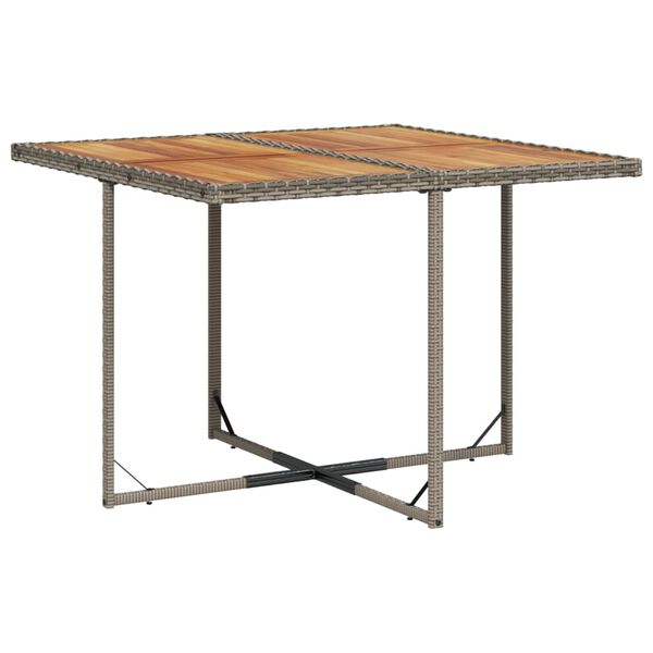 vidaXL 9d&iacute;ln&yacute; zahradn&iacute; j&iacute;deln&iacute; set s podu&scaron;kami b&eacute;žov&yacute; polyratan