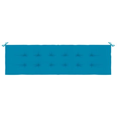 vidaXL Poduška na zahradní lavici modrá 180x50x3 cm oxfordská látka