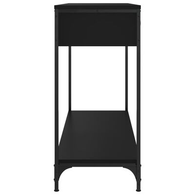vidaXL Konzolový stolek černý 100 x 34,5 x 75 cm kompozitní dřevo