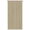 vidaXL Psací stůl dub sonoma 80 x 40 x 75 cm kompozitní dřevo