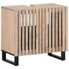 vidaXL Koupelnov&aacute; skř&iacute;ňka pod umyvadlo 62x34x58 cm masivn&iacute; mangovn&iacute;k