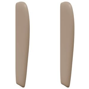 vidaXL U&scaron;i čela postele Hněd&aacute; 80 x 23 x 6 cm PVC