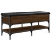 vidaXL Lavice s botn&iacute;kem hněd&yacute; dub 102 x 42 x 45 cm kompozitn&iacute; dřevo