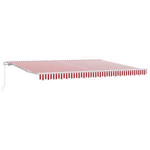 vidaXL Stahovac&iacute; mark&yacute;za Červen&aacute; 450 &times; 300 cm Polyester a hlin&iacute;k