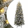 vidaXL Uměl&yacute; v&aacute;nočn&iacute; stromek s 300 LED a sněhem 180 cm