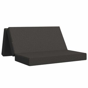 vidaXL Skl&aacute;dac&iacute; pohovka postel 120 x 67 x 45 cm Tmavě &scaron;ed&aacute;