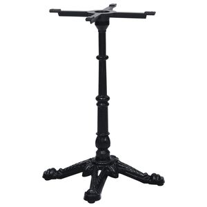 vidaXL Noha bistro stolu čern&aacute; 52 x 52 x 72 cm litinov&aacute;