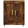 vidaXL Skř&iacute;ň highboard kouřov&yacute; dub 69,5 x 34 x 180 cm kompozitn&iacute; dřevo