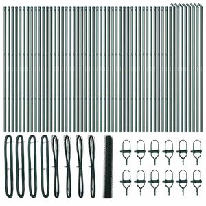 vidaXL Plotov&yacute; sloupek. Zelen&aacute;