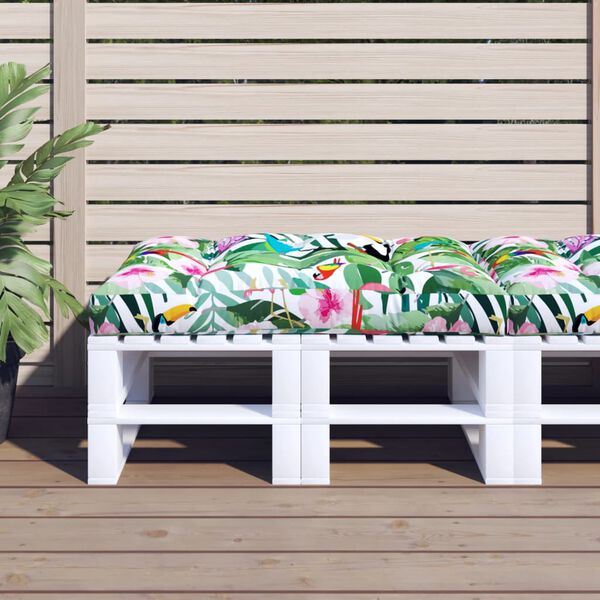 vidaXL Podu&scaron;ka na palety v&iacute;cebarevn&aacute; 120 x 80 x 12 cm textil