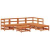 vidaXL Zahradn&iacute; lounge set 7 pcs Voskově Hněd&aacute; Masivn&iacute; borovice