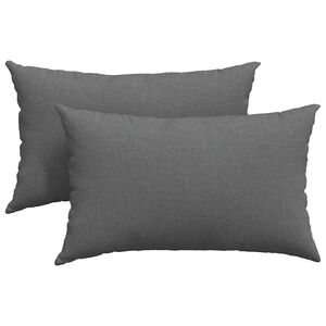 vidaXL Pohovkov&eacute; pol&scaron;t&aacute;ře 2 ks textil Tmavě &scaron;ed&aacute; 50 x 30 cm