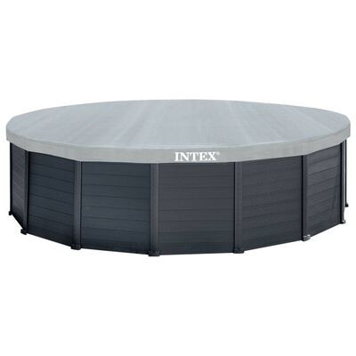 INTEX Nadzemní bazén s příslušenstvím Graphite Gray Panel 478 x 124 cm