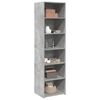 vidaXL Skříň highboard betonově šedá 50 x 41 x 185 cm kompozitní dřevo