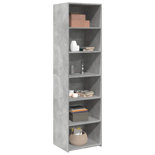 vidaXL Skříň highboard betonově šedá 50 x 41 x 185 cm kompozitní dřevo