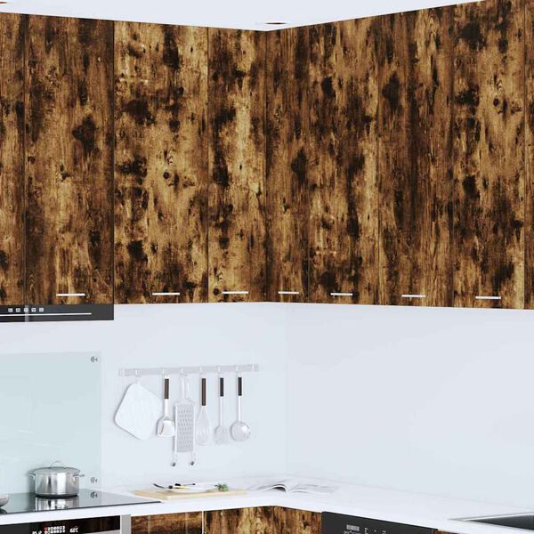 vidaXL Z&aacute;věsn&aacute; skř&iacute;ňka s &uacute;loži&scaron;těm Uzen&yacute; dub a b&iacute;l&aacute; 57 x 57 x 100 cm