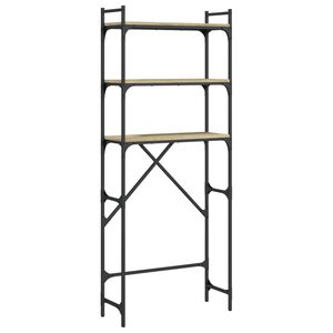 vidaXL Reg&aacute;l nad pračku dub sonoma 67 x 25 x 163 cm kompozitn&iacute; dřevo