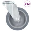 vidaXL 12 ks otočn&aacute; kolečka s otvorem pro &scaron;roub 100 mm