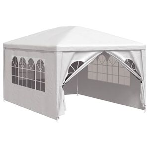 vidaXL Party stan 3 x 4 m b&iacute;l&yacute;