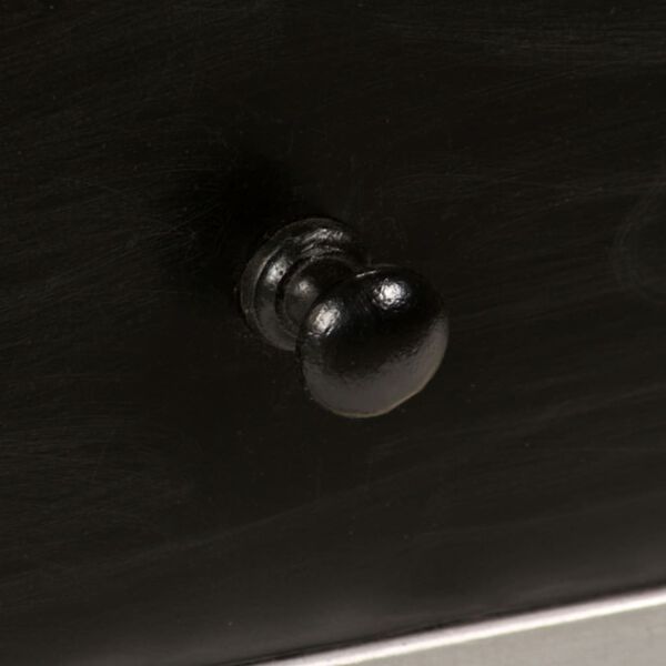 vidaXL TV stolek masivní mangovníkové dřevo a ocel 120 x 30 x 45 cm