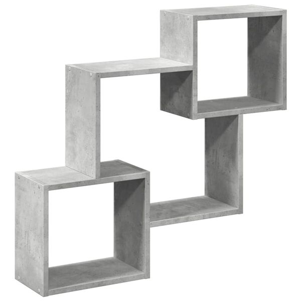 vidaXL Nástěnná skříňka 78 x 18 x 71 cm betonově šedá kompozitní dřevo