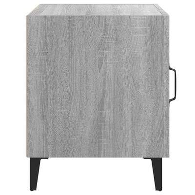 vidaXL Noční stolek šedý sonoma kompozitní dřevo