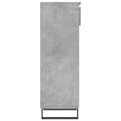 vidaXL Botník betonově šedý 40x36x105 cm kompozitní dřevo