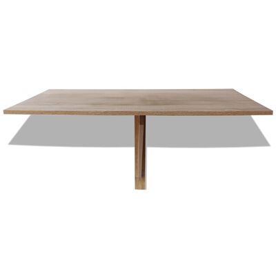 vidaXL Sklápěcí nástěnný stolek dub 100 x 60 cm
