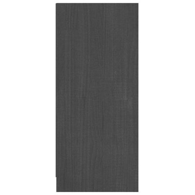 vidaXL Příborník šedý 70 x 33 x 76 cm masivní borové dřevo