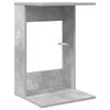 vidaXL Bočn&iacute; stůl Betonově &scaron;ed&aacute; 40 x 38 x 62,5 cm Kompozitn&iacute; dřevo