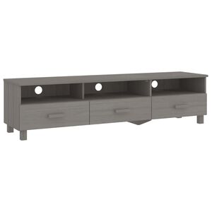 vidaXL TV stolek HAMAR světle &scaron;ed&yacute; 158 x 40 x 40 cm masivn&iacute; borovice