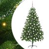 vidaXL V&aacute;nočn&iacute; stromeček s 300 LED diodami s stojanem Zelen&aacute; 180 cm PE
