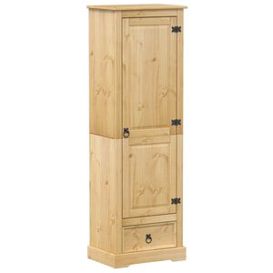 vidaXL &Scaron;atn&iacute; skř&iacute;ň Corona 55 x 38 x 170 cm masivn&iacute; borov&eacute; dřevo