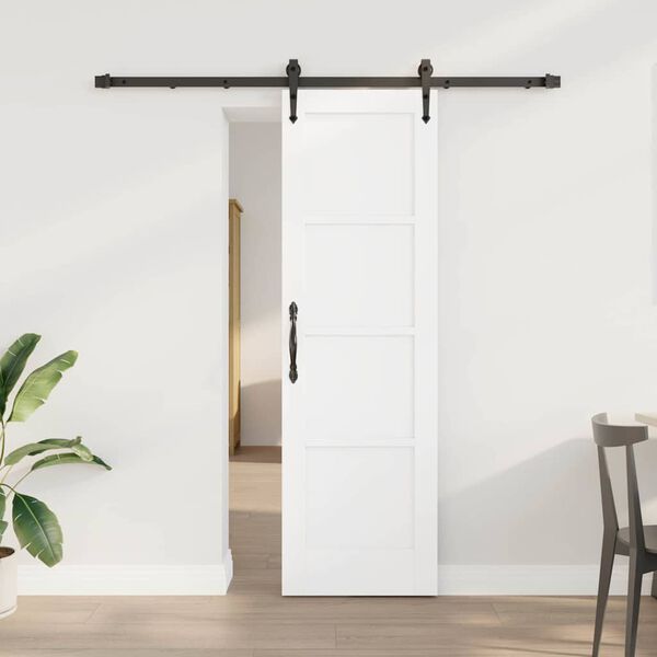 vidaXL Posuvn&eacute; dveře ORKDAL B&iacute;l&aacute; 61 x 198,5 cm Masivn&iacute; borov&eacute; dřevo