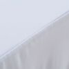 vidaXL Rautové sukně s řasením 2 ks bílé 243 x 76 x 74 cm