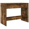 vidaXL Stůl s &scaron;upl&iacute;kem Kouřov&yacute; dub 100 x 50 x 78 cm Dřevěn&yacute; materi&aacute;l