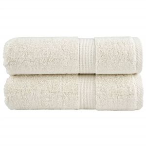 vidaXL Pr&eacute;miov&eacute; myc&iacute; ručn&iacute;ky SOLUND 2 ks kr&eacute;mov&eacute; 30x30 cm 600 g/m&sup2;