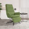 vidaXL Relaxačn&iacute; křeslo s podnožkou světle zelen&eacute; samet