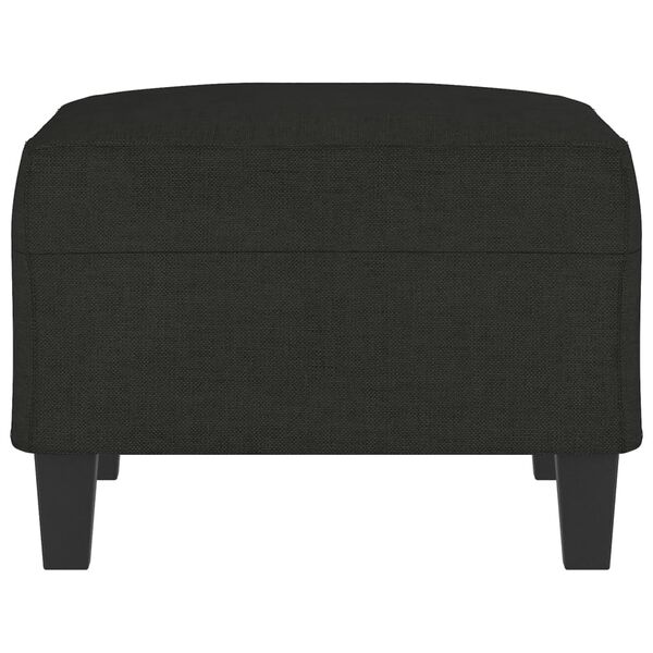 vidaXL Podnožka černá 70x55x41 cm textil