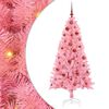 vidaXL V&aacute;nočn&iacute; stromeček Růžov&aacute; 150 cm PVC