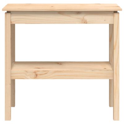 vidaXL Konzolový stolek 80 x 40 x 75 cm masivní borové dřevo