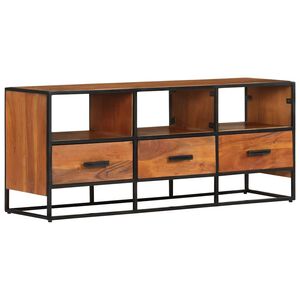 vidaXL TV stolek 110 x 30 x 45 cm masivn&iacute; ak&aacute;ciov&eacute; dřevo