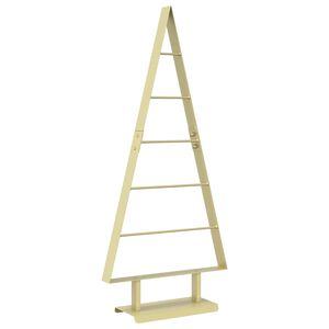 vidaXL Kovov&yacute; v&aacute;nočn&iacute; stromeček KUOPIO 90 cm Ocel Zlat&aacute;
