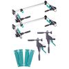 wolfcraft Sada n&aacute;řad&iacute; na mont&aacute;ž dveřn&iacute;ch z&aacute;rubn&iacute; PRO 3676000